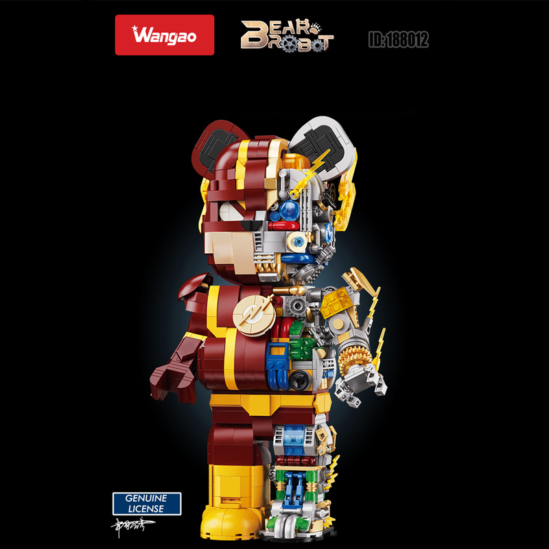 WANGAO 188012 The Flash Bear Robot Super Hero 1 - WANGE Block