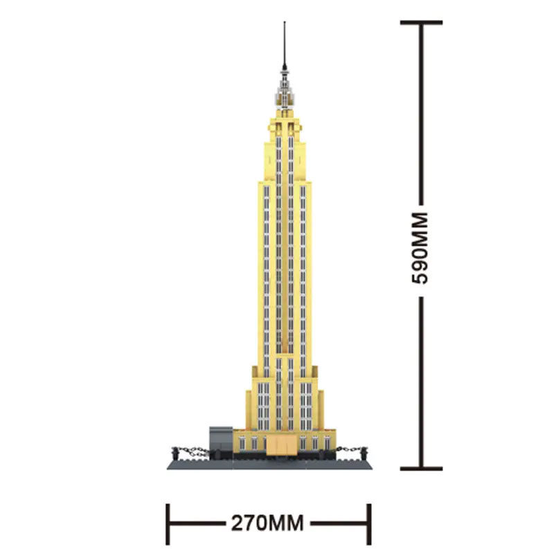 Wange 5212 The Empire State Building of New York 3 - WANGE Block