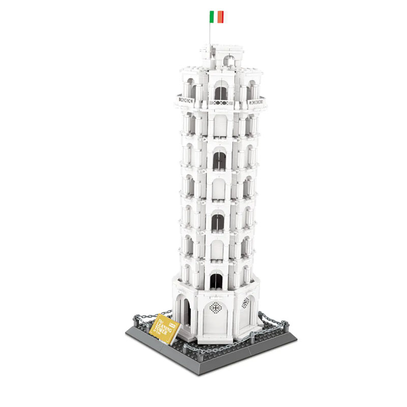 Wange 5214 The Leaning Tower of Pisa Italy 2 - WANGE Block