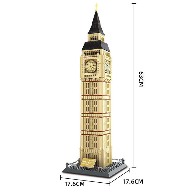 Wange 5216 The Big Ben of London Elizabeth Tower 2 - WANGE Block