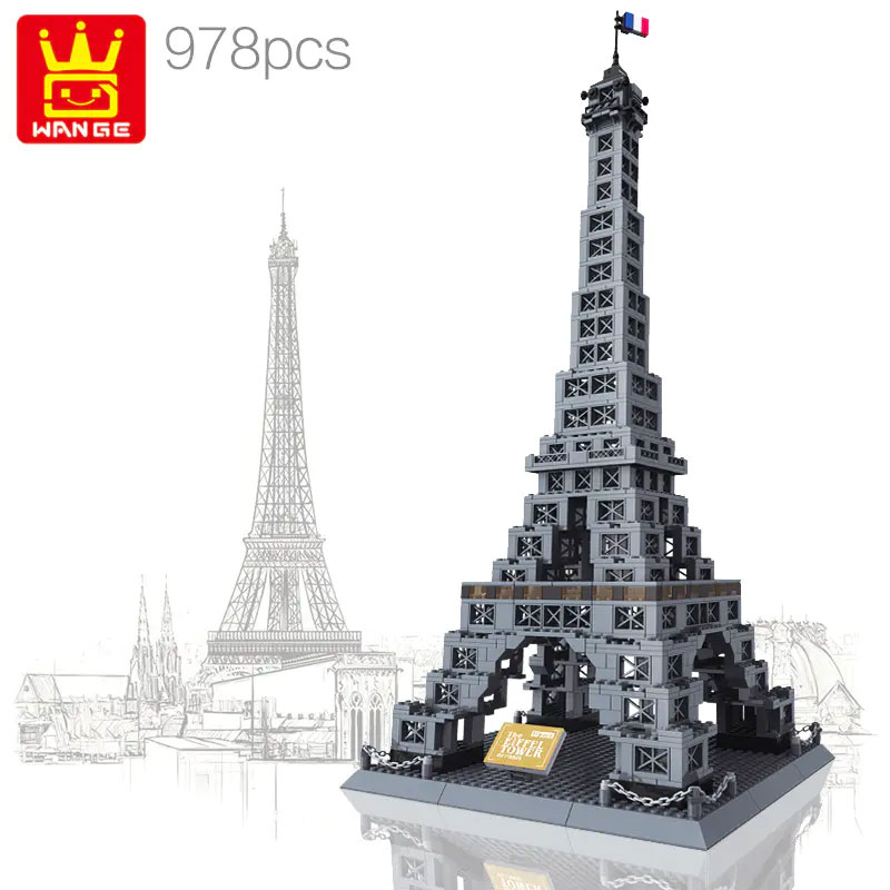 Wange 5217 The Eiffel Tower of Paris 1 - WANGE Block