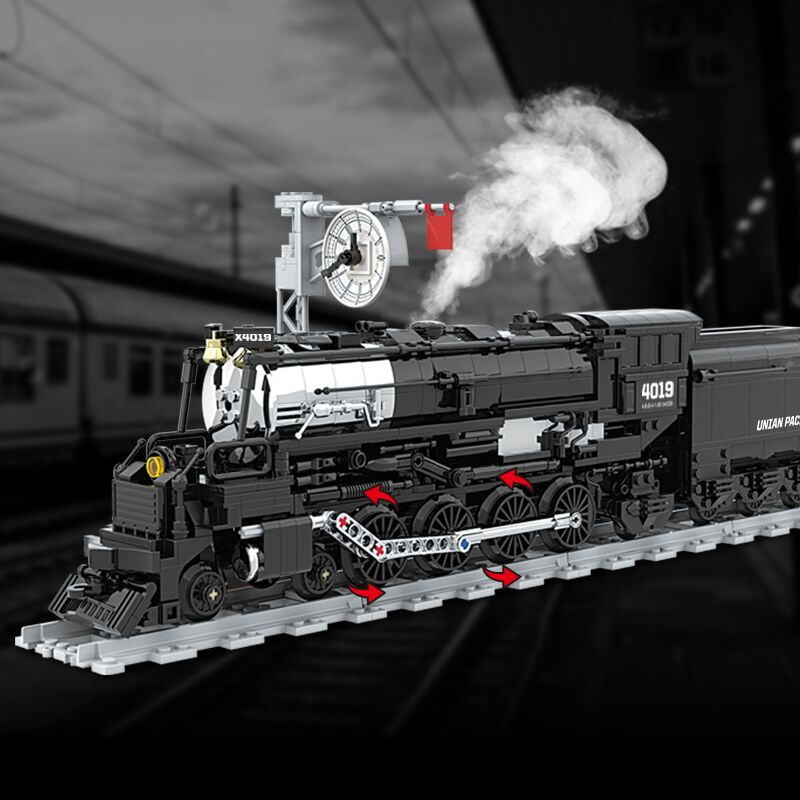 DK 80014 Big Boy Simulation Train 4 1 - WANGE Block