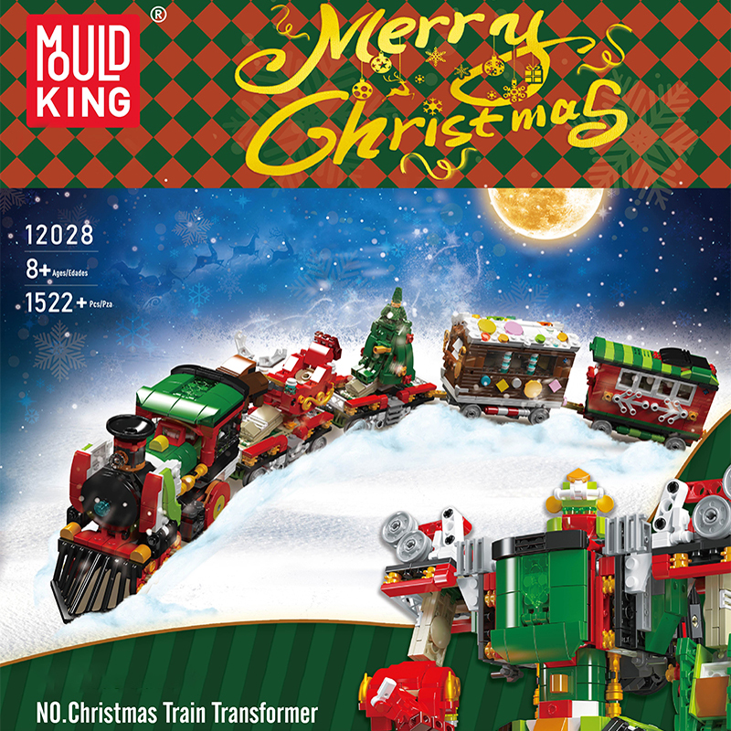 Mould King 12028 Christmas Train Transformer Robot 1 - WANGE Block