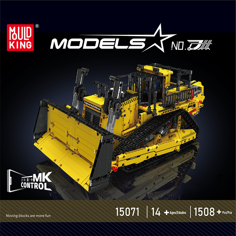 Mould King 15071 D11 Bulldozer 1 - WANGE Block