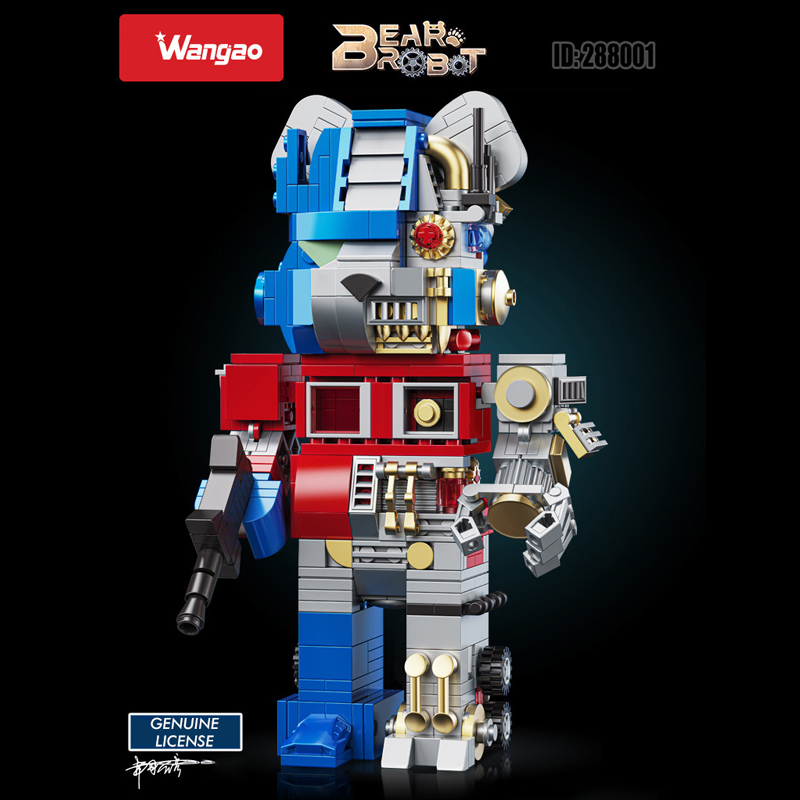 Wangao 288001 Optimus Prime Semi Mechanical Bear Brick 1 - WANGE Block