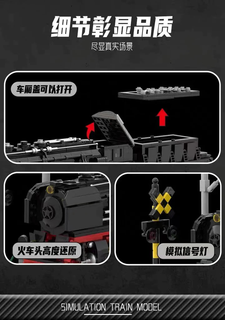 DK 80016 BR01 Simulation Train Model 2 - WANGE Block