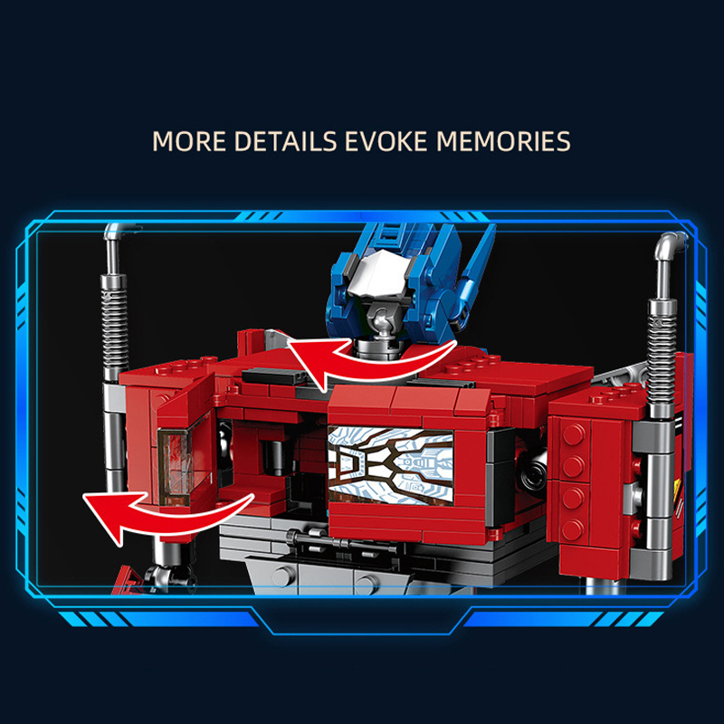 JIESTAR JJ9022 Transform Robot Optimus Prime 2IN1 5 - WANGE Block