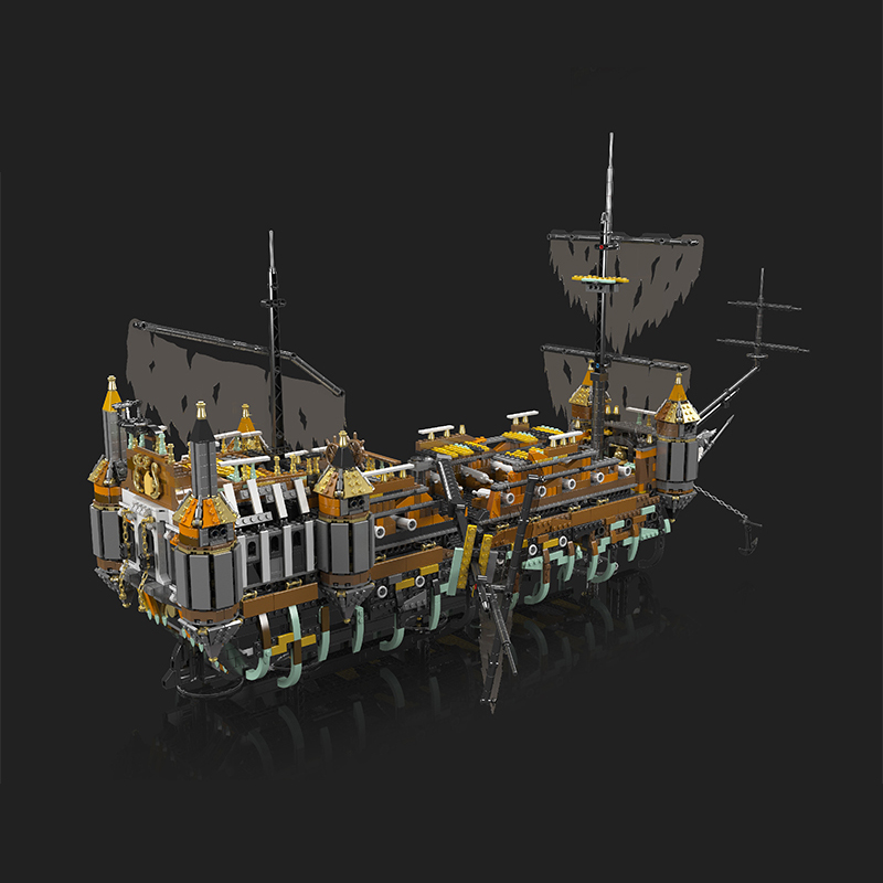 Mould King 13188 Mary Pirate Ship 3 - WANGE Block
