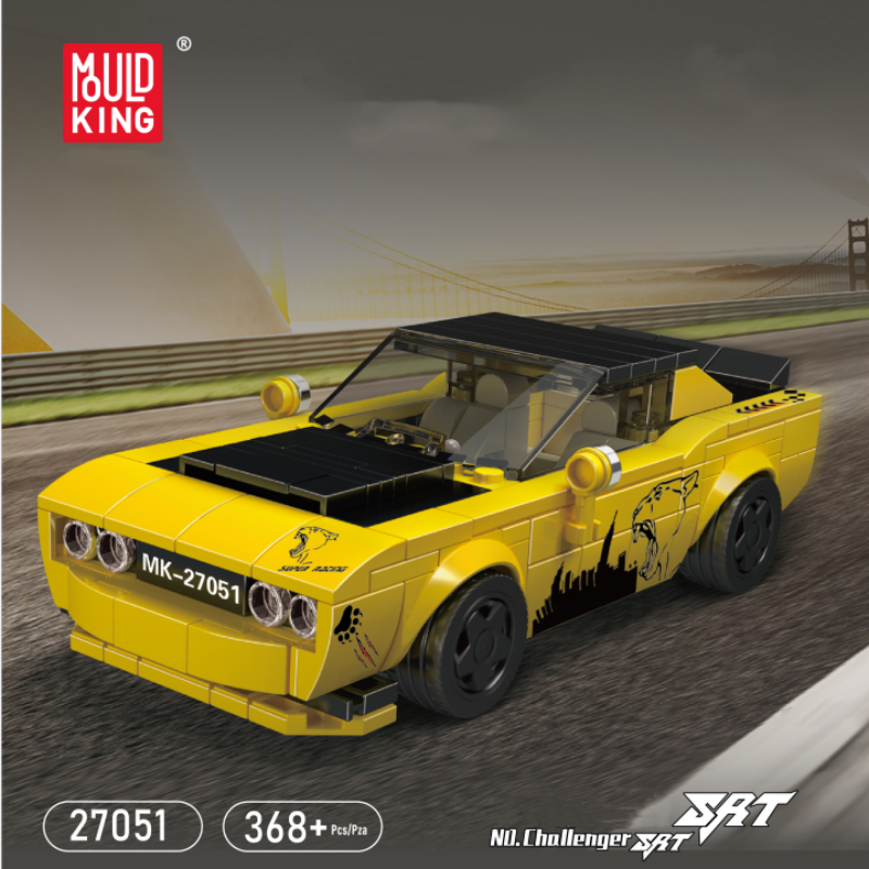 Mould King 27051 Challenger SAT Speed Champions Racers Car 1 - WANGE Block