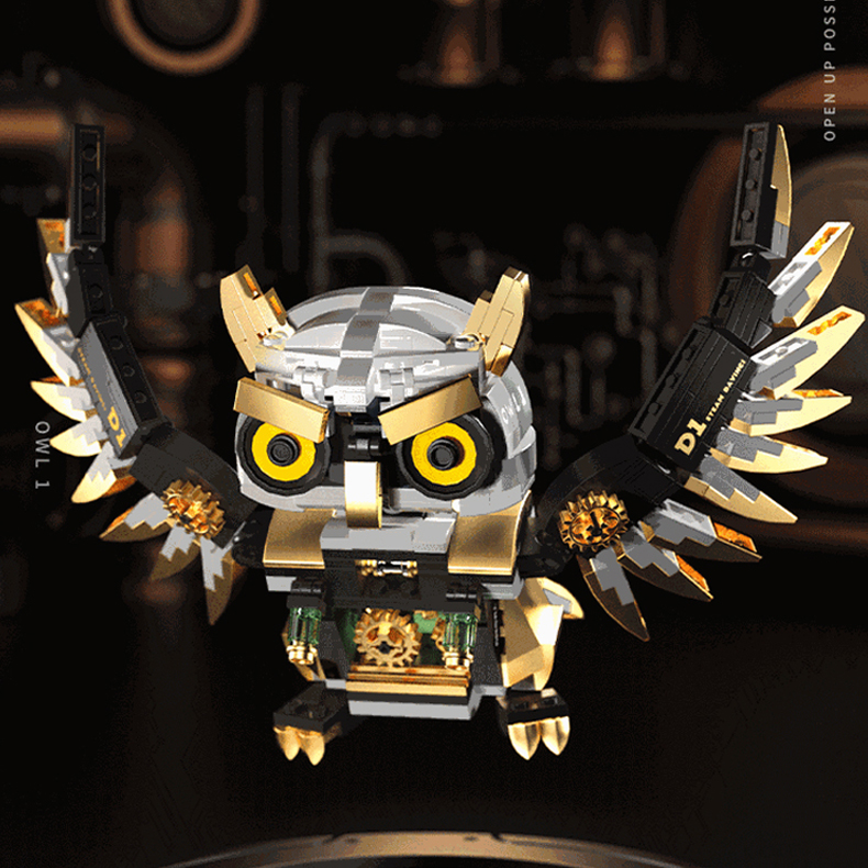 TUOMU T7003 Steam Davinci Owl 1 - WANGE Block