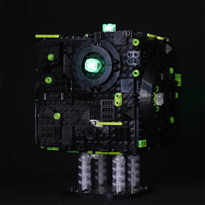 YOURBRICKS 60001 Star Trek Borg Cube with Lights 6 - WANGE Block