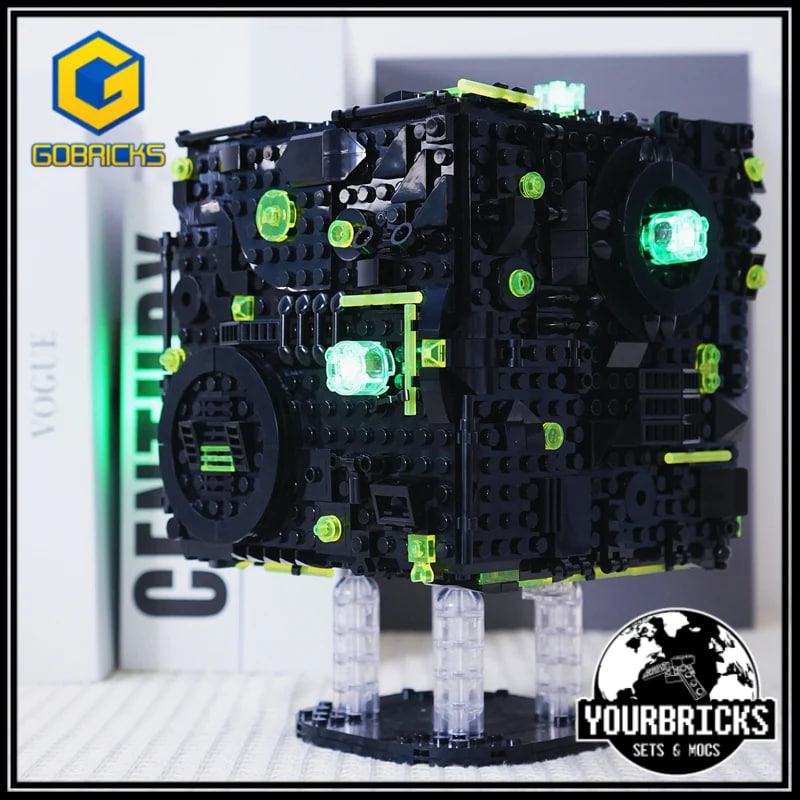 YOURBRICKS 60001 Star Trek Borg Cube with Lights 7 - WANGE Block