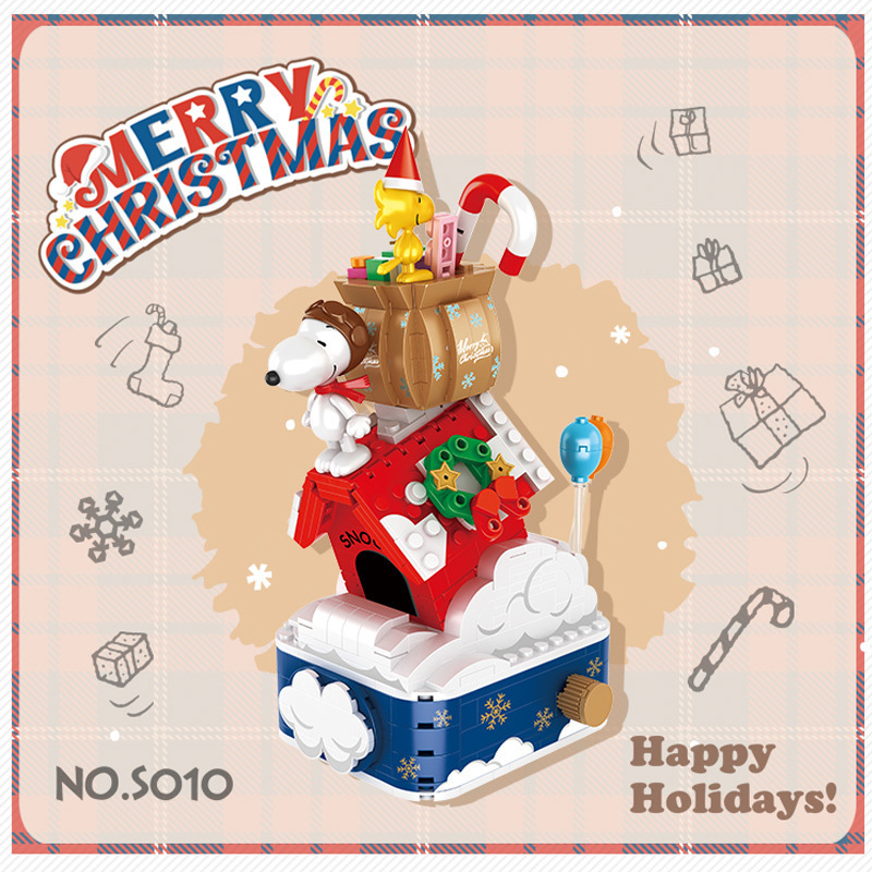 CACO S010 Snoopy Gingerbread House 1 - WANGE Block