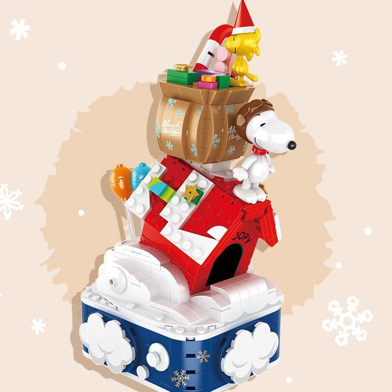 CACO S010 Snoopy Gingerbread House 3 - WANGE Block