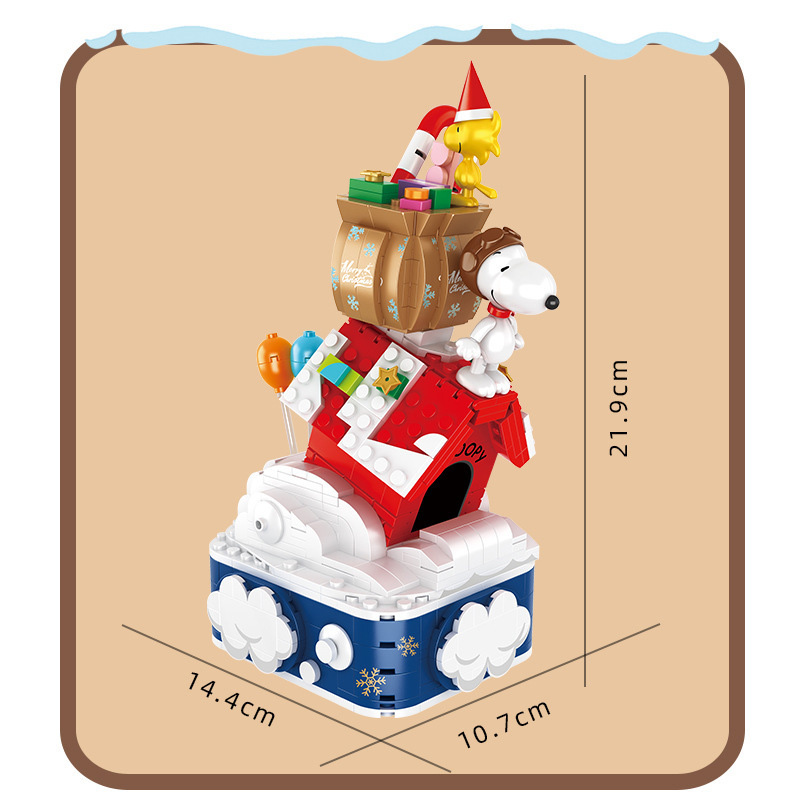 CACO S010 Snoopy Gingerbread House 4 - WANGE Block